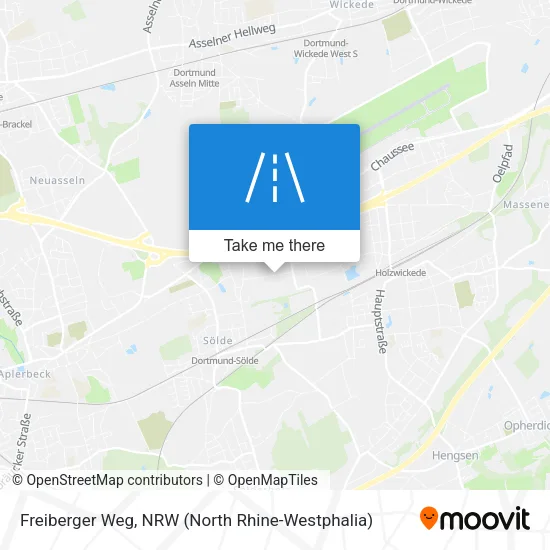Карта Freiberger Weg