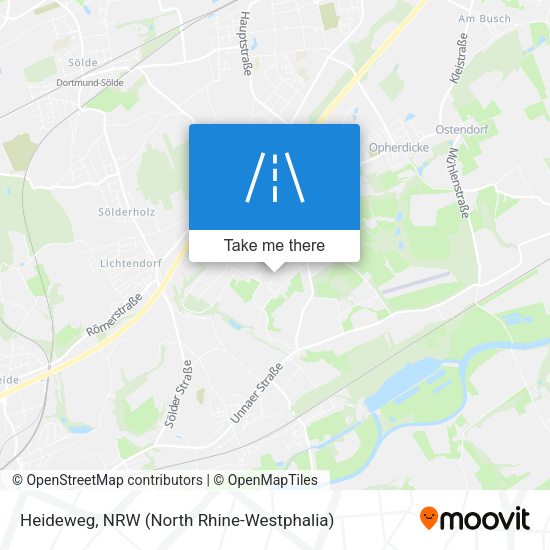 Heideweg map