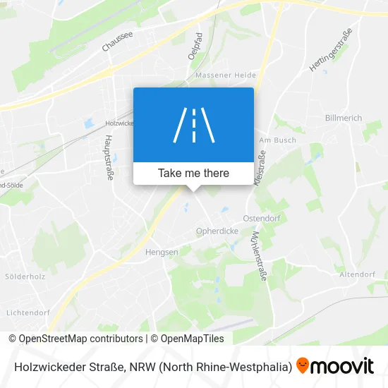 Карта Holzwickeder Straße