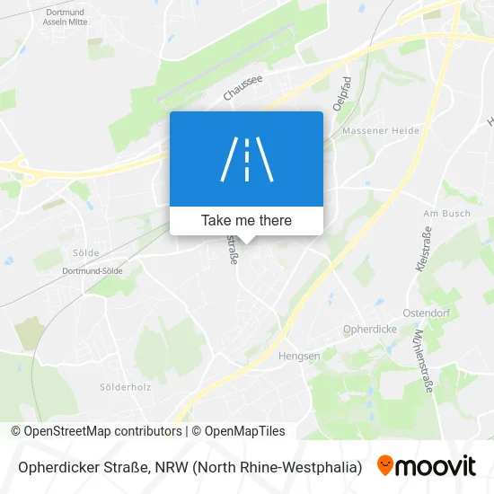 Карта Opherdicker Straße