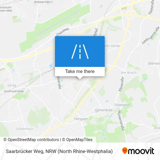Saarbrücker Weg map