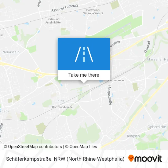 Карта Schäferkampstraße