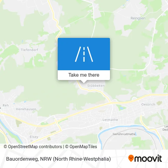 Bauordenweg map