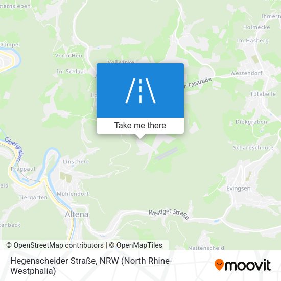 Hegenscheider Straße map