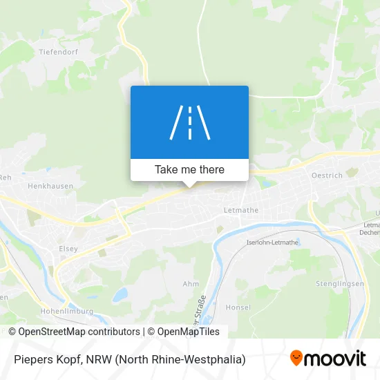 Карта Piepers Kopf