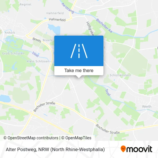 Карта Alter Postweg