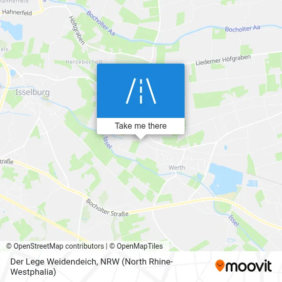 Der Lege Weidendeich map