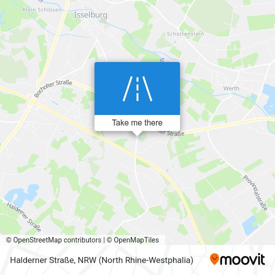 Halderner Straße map
