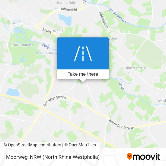 Moorweg map