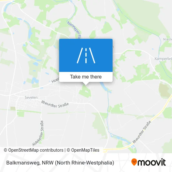 Карта Balkmansweg