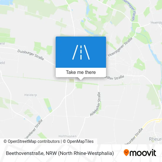 Карта Beethovenstraße