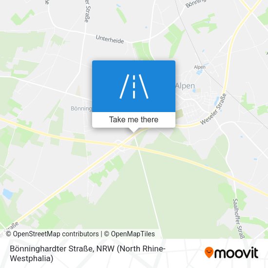 Bönninghardter Straße map