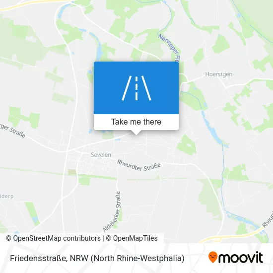 Карта Friedensstraße