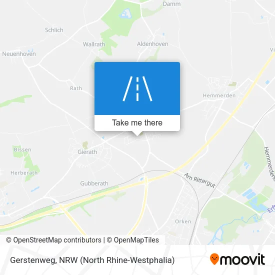 Карта Gerstenweg