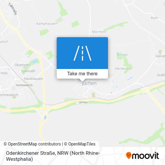 Odenkirchener Straße map