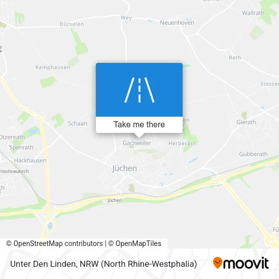 Карта Unter Den Linden