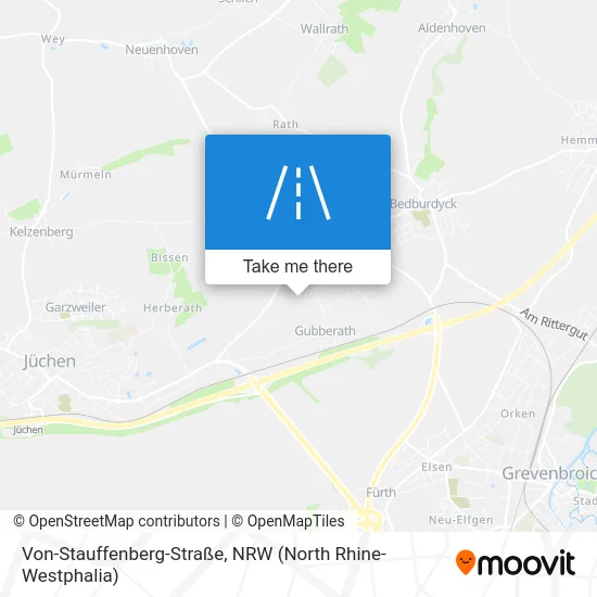 Карта Von-Stauffenberg-Straße