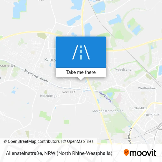 Allensteinstraße map