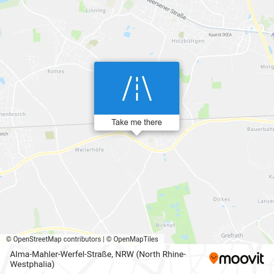 Карта Alma-Mahler-Werfel-Straße