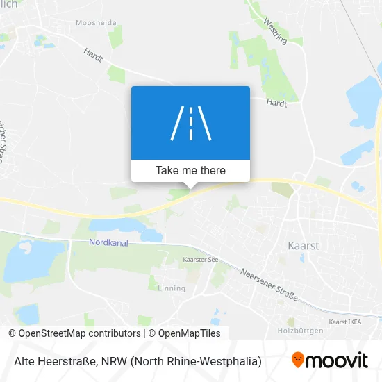 Alte Heerstraße map