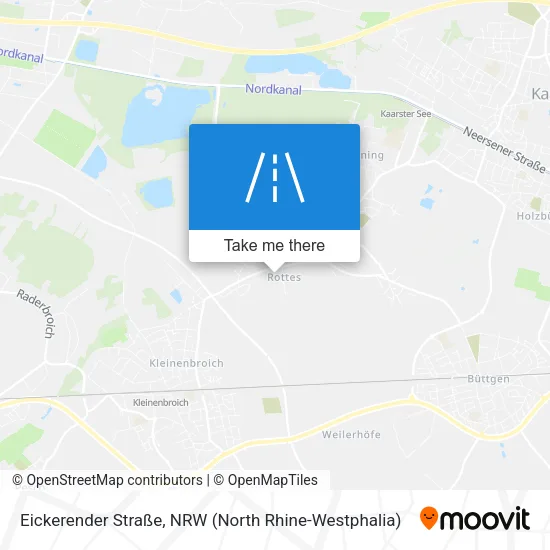 Карта Eickerender Straße