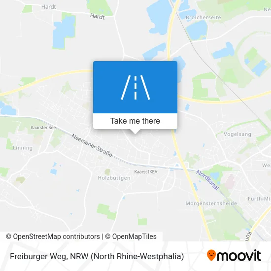 Карта Freiburger Weg