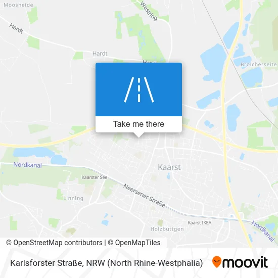 Karlsforster Straße map