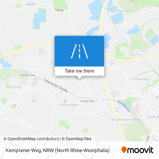 Kemptener Weg map