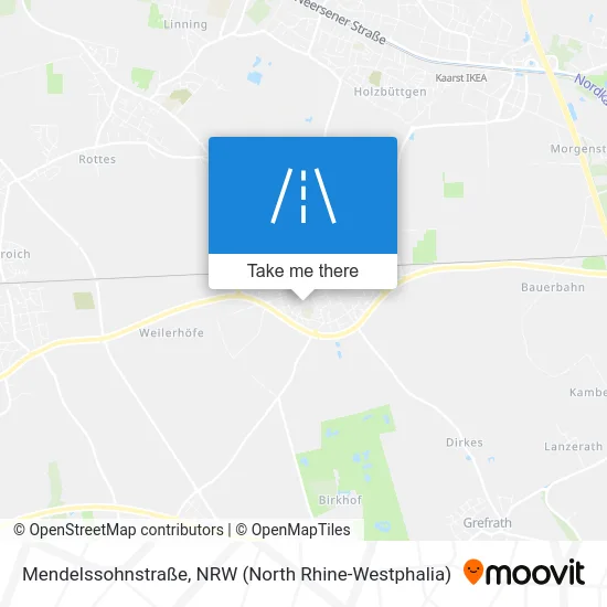 Карта Mendelssohnstraße