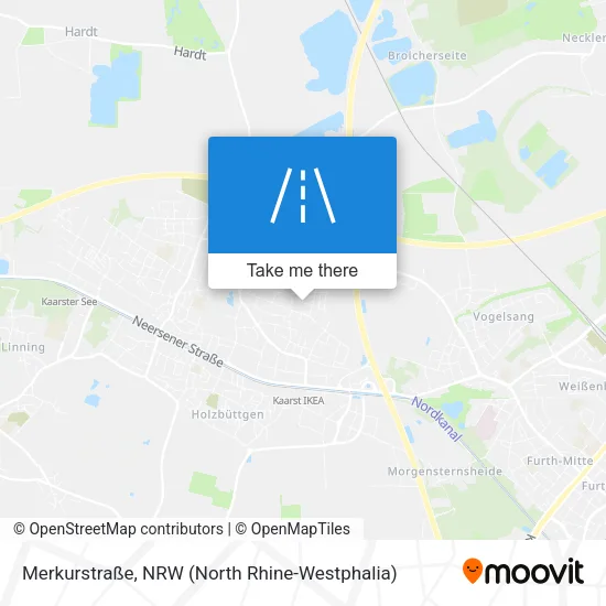 Merkurstraße map