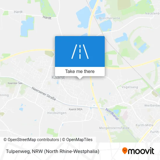 Tulpenweg map