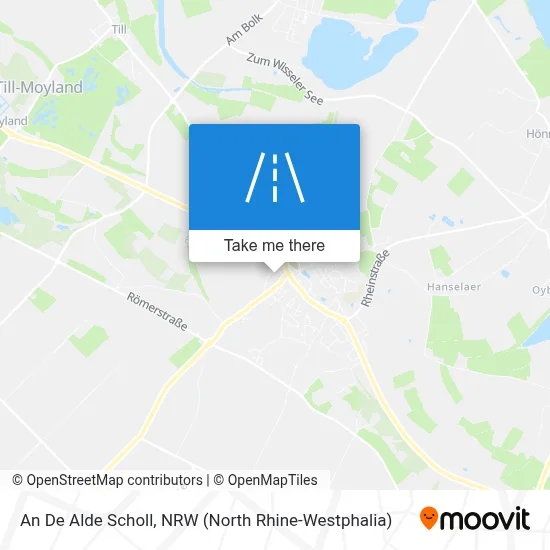 An De Alde Scholl map