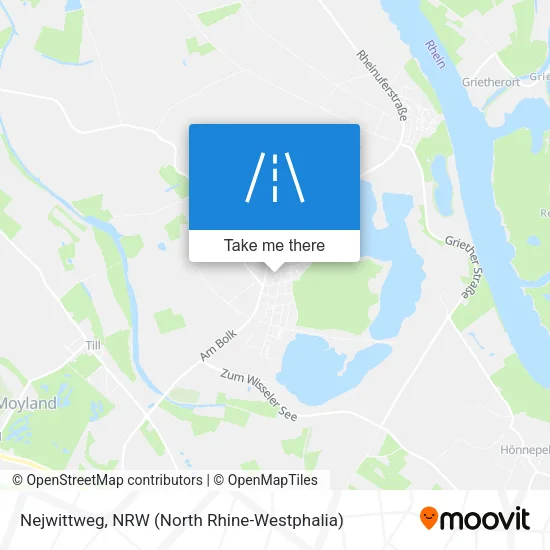 Карта Nejwittweg