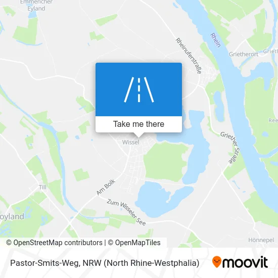 Pastor-Smits-Weg map