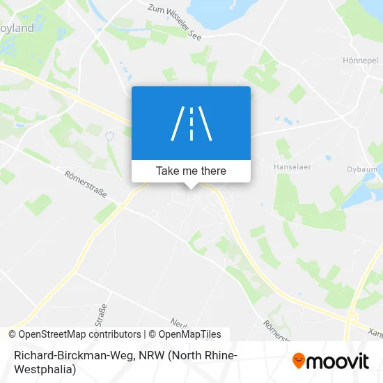 Richard-Birckman-Weg map