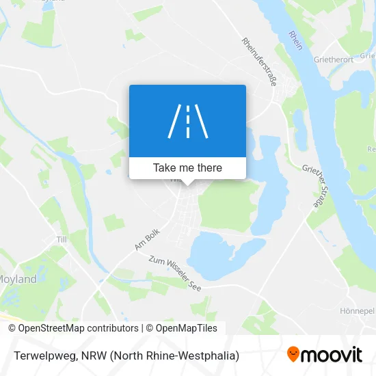 Карта Terwelpweg