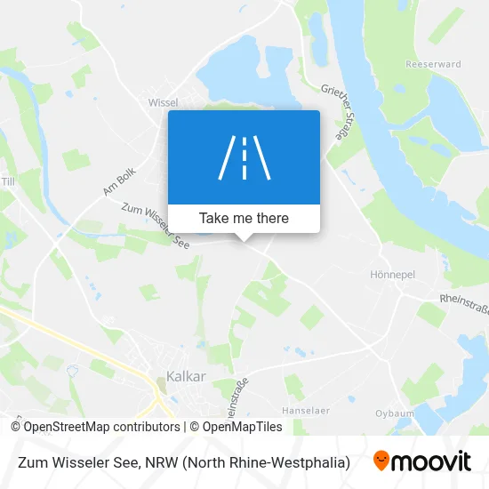 Zum Wisseler See map