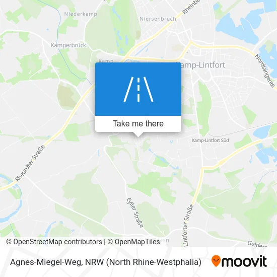 Карта Agnes-Miegel-Weg