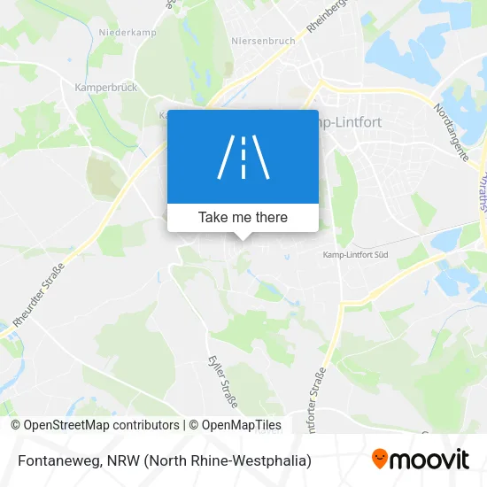 Карта Fontaneweg