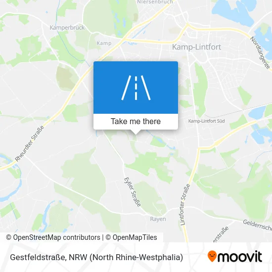 Карта Gestfeldstraße