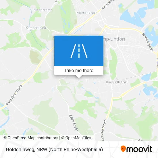 Карта Hölderlinweg