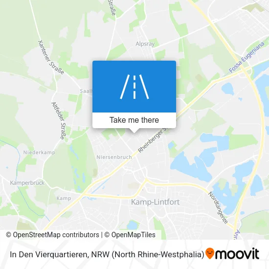 Карта In Den Vierquartieren