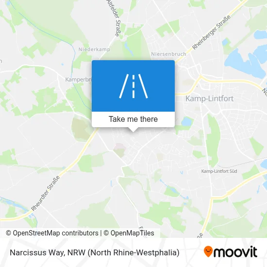 Narzissenweg map