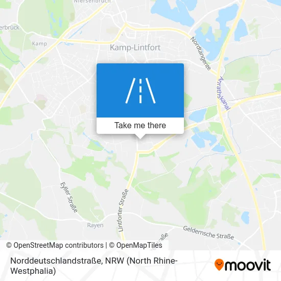 Карта Norddeutschlandstraße