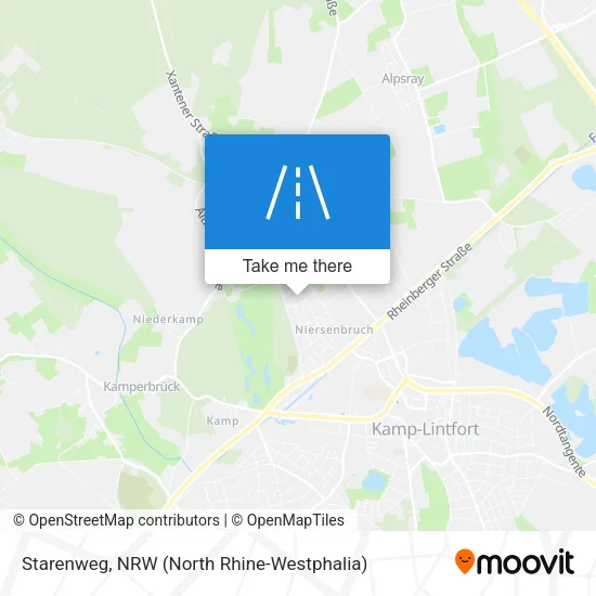 Starenweg map