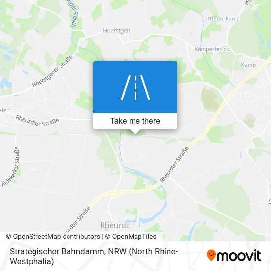 Strategischer Bahndamm map