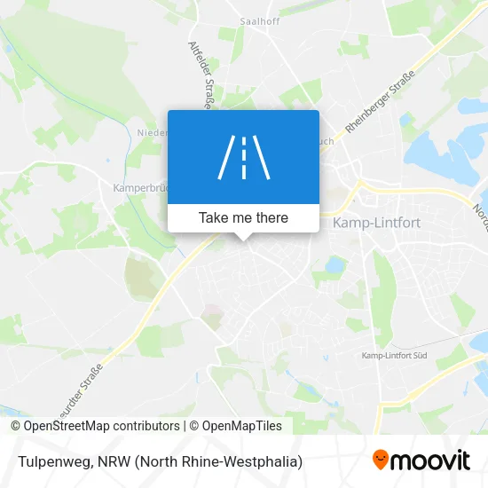 Tulpenweg map