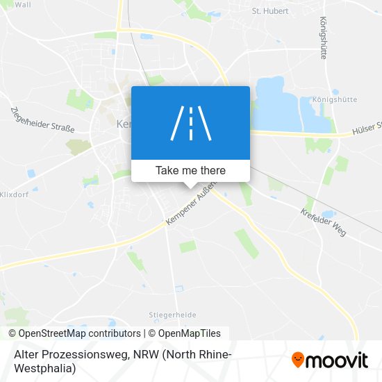 Alter Prozessionsweg map