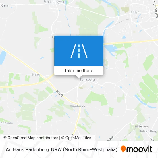 An Haus Padenberg map