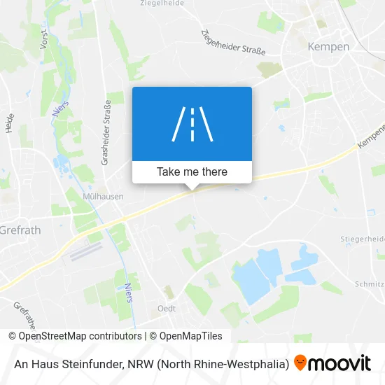 An Haus Steinfunder map